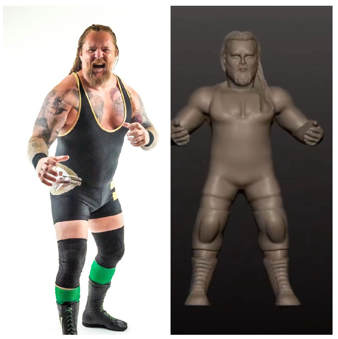 GHALUS TAKEOVER - BRITISH BRAWLERS SERIES THREE - ALL 6 UNIQUE FIGURES! Joe Coffey, Mark Coffey and Wolfgang
