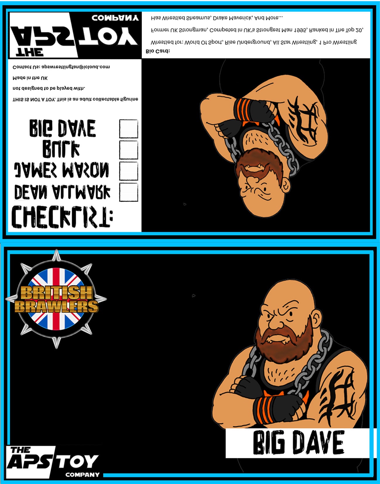 BIG DAVE British Brawlers Series One Figurine PRE ORDER