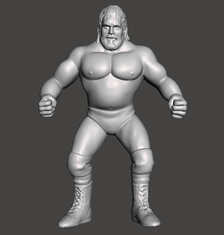 Dr Death Steve Williams WWE WCW Custom 3D Printed Galoob Scaled Figure