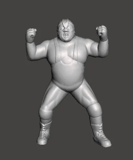 VADER WCW Galoob Scaled Figure Hand Painted Custom 3D Printed
