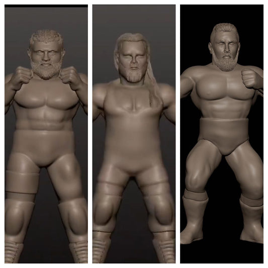 GHALUS TAKEOVER - BRITISH BRAWLERS SERIES THREE GHALUS LIMITED EDITION THREE PACK: Joe Coffey, Mark Coffey and Wolfgang
