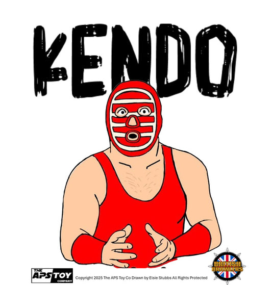 KENDO NAGASAKI British Brawlers Series 2 Figurine PRE ORDER Galoob Inspired Figurine WOS