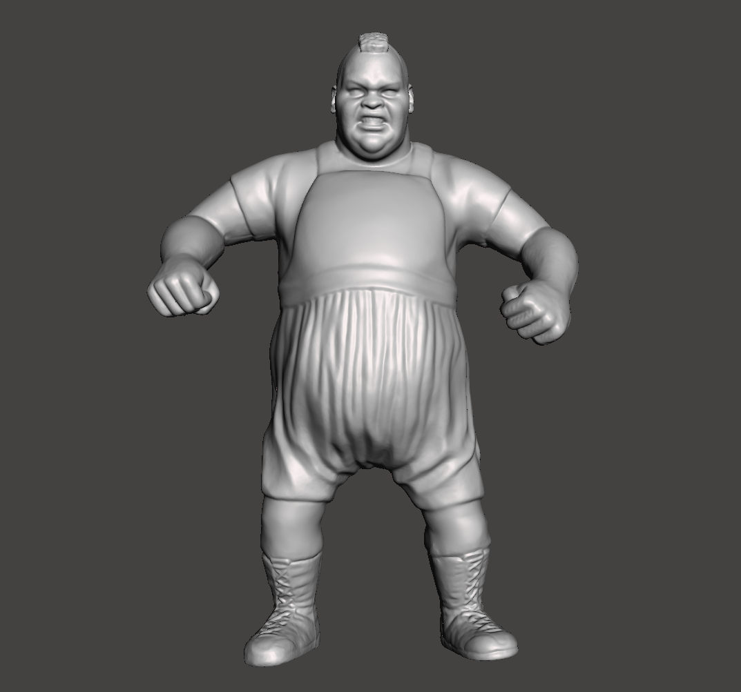 King Mabel Men On A Mission WWE WCW Custom 3D Printed Galoob Scaled Figure