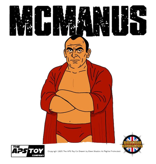 Mick McManus British Brawlers Series 2 Figurine PRE ORDER Galoob Inspired Figurine WOS