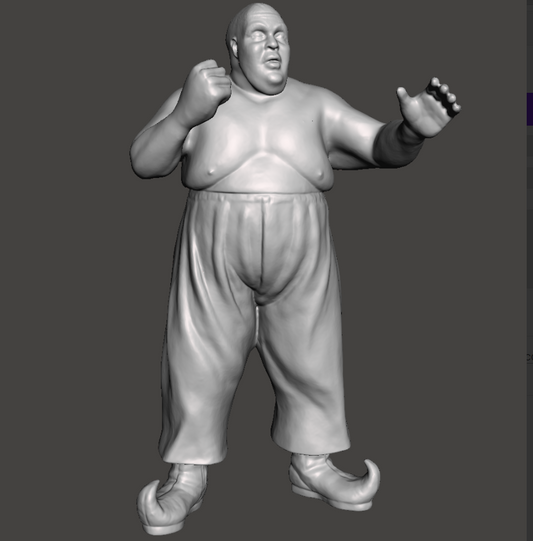 Abdullah The Butcher WWE WCW Custom 3D Printed Galoob Scaled Figure