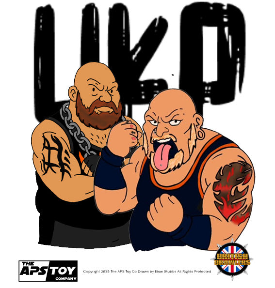 THE UK PITBULLS British Brawlers Figurines BULK & Big Dave Series One