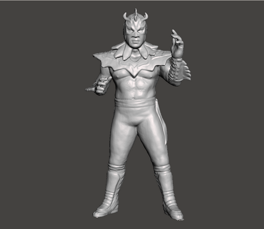 Ultimo Dragon WWE WCW Custom 3D Printed Galoob Scaled Figure