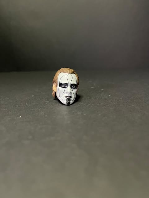 AEW Sting Head Jazwares unused Action Figure Head