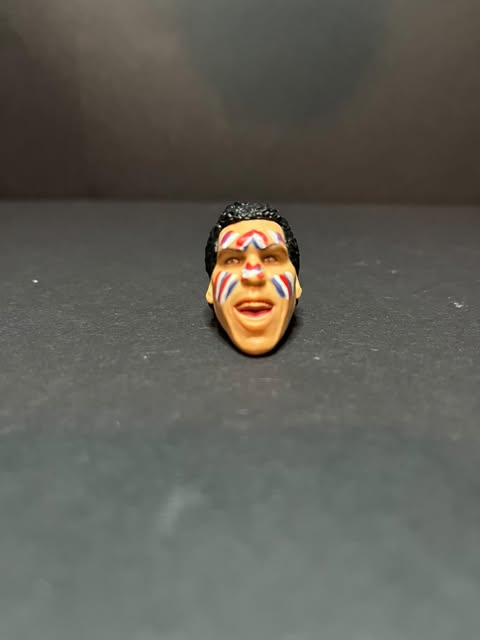 Andre The Giant Custom Hand Painted Head Warrior Face Paint