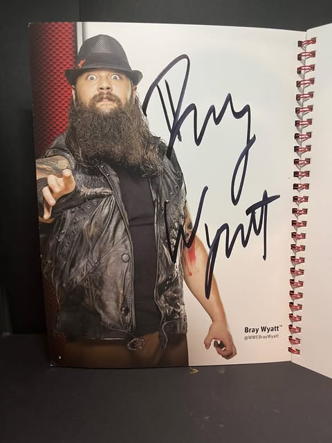 WWE VIP Experience Book SIGNED By Bray Wyatt, Dean Ambrose And Both Usos