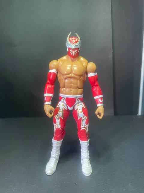 Sin Cara Elite Action Figure Rare Red Tights Lucha Libre