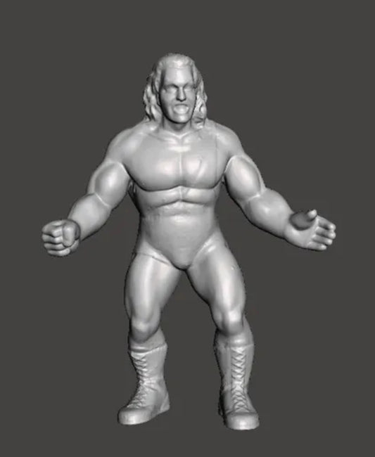 THE GIANT BIG SHOW Wcw Galoob Scaled Figure Custom Hand Painted