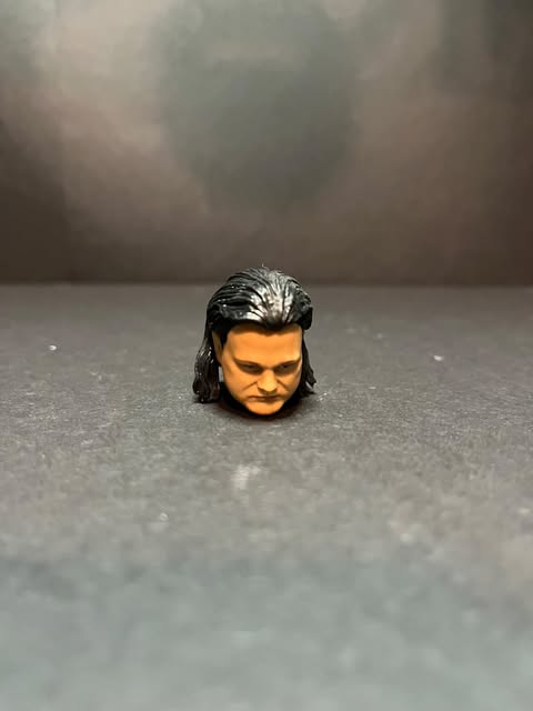 Greg Valentine Mattel Action Figure Head Blonde and Black Hair