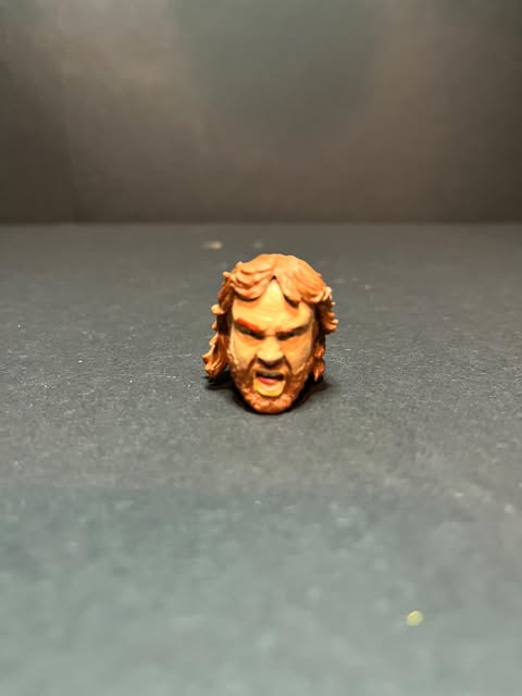 Hacksaw Jim Duggan Head Rare Mattel Custom Painted