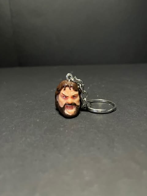 Hacksaw Jim Duggan Hasbro Keychain WWF WCW WWE