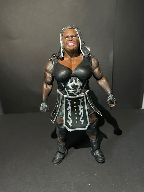 Awesome Kong Kharma Custom Elite Rare Hand Painted AEW TNA WWE