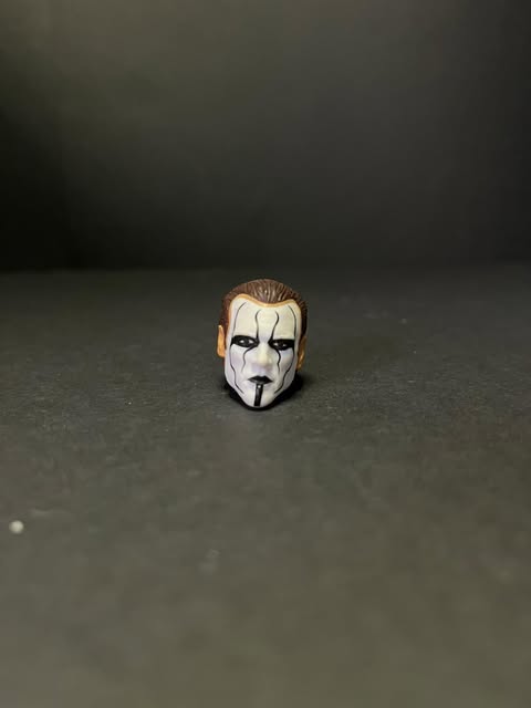 Sting Mattel Head Rare Unused Custom Parts AEW