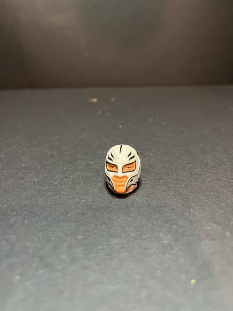 Rey Mysterio White Mask Mattel Rare figures head WWE WCW