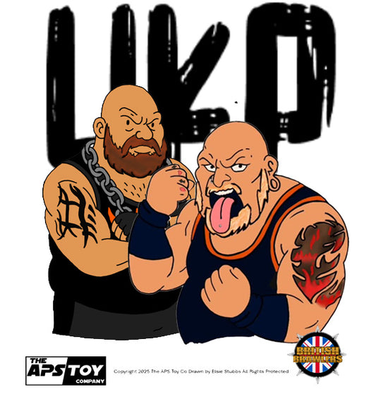THE UK PITBULLS British Brawlers Figurines BULK & Big Dave Series One