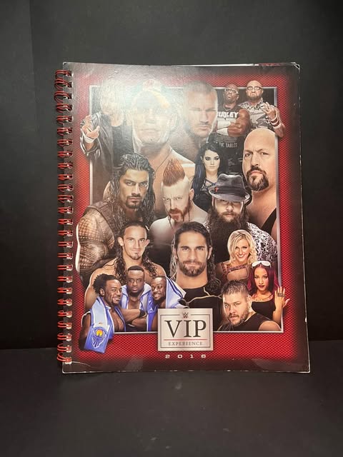 WWE VIP Experience Book SIGNED By Bray Wyatt, Dean Ambrose And Both Usos